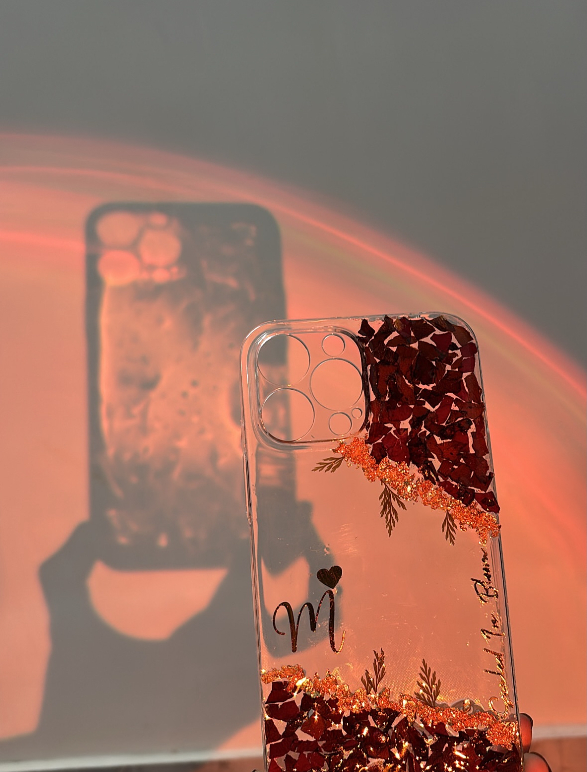 Crimson shower Phone Case